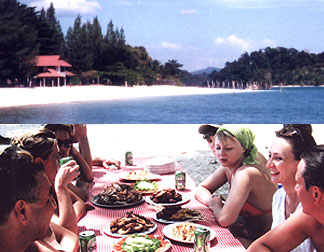 Langkawi island Beras Basah island picnic